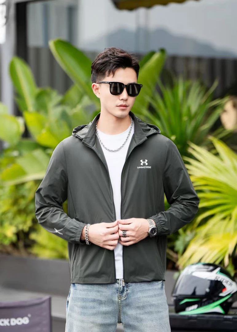 男款冰丝防晒衣轻薄凉感速干户外皮肤衣钓鱼防紫外线防晒服