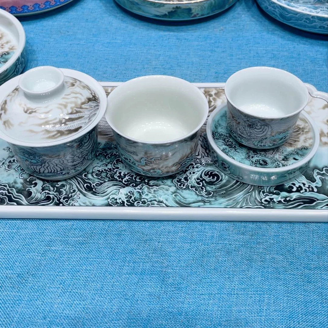 景德镇陶瓷福利专场8茶盘五件套