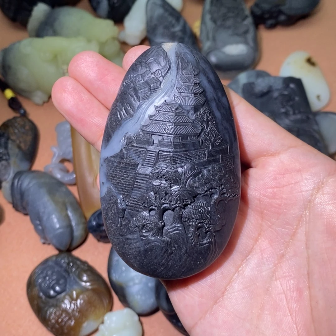 未镶嵌和田玉挂件用****0