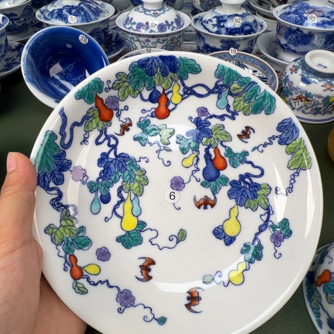 景德镇纯手工纯手绘茶具木木6