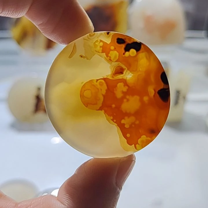 玛瑙/玉髓未镶嵌吊坠(不含链)52号