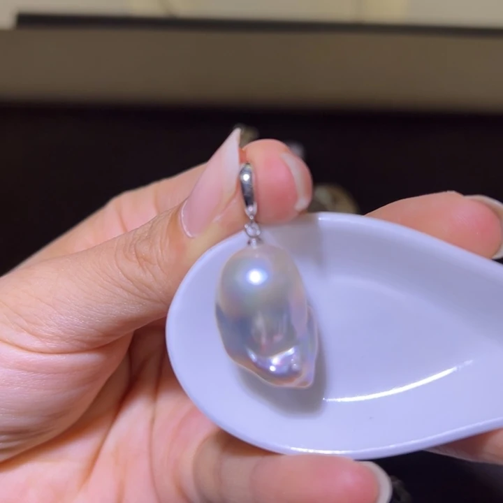 未镶嵌淡水珍珠巴洛克珍珠吊坠322