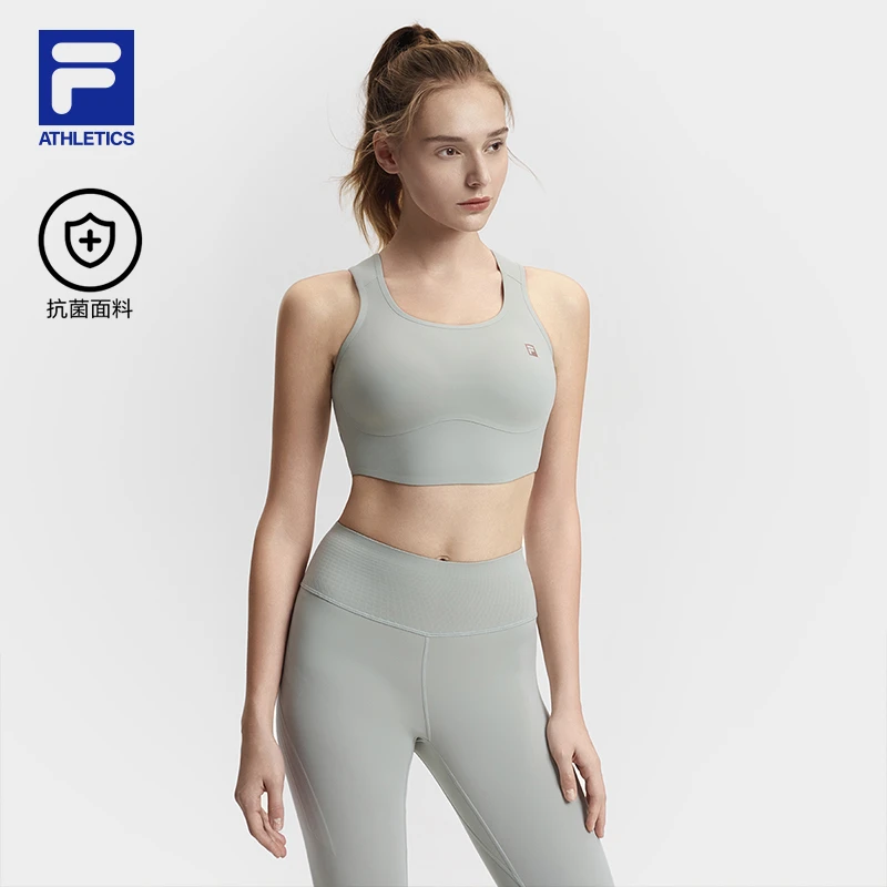 FILA 斐乐官方女士针织背心2025春季新款中强度透气专业运动内衣