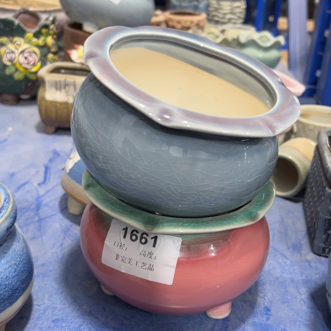 陶瓷陶瓷多肉花盆@@1663