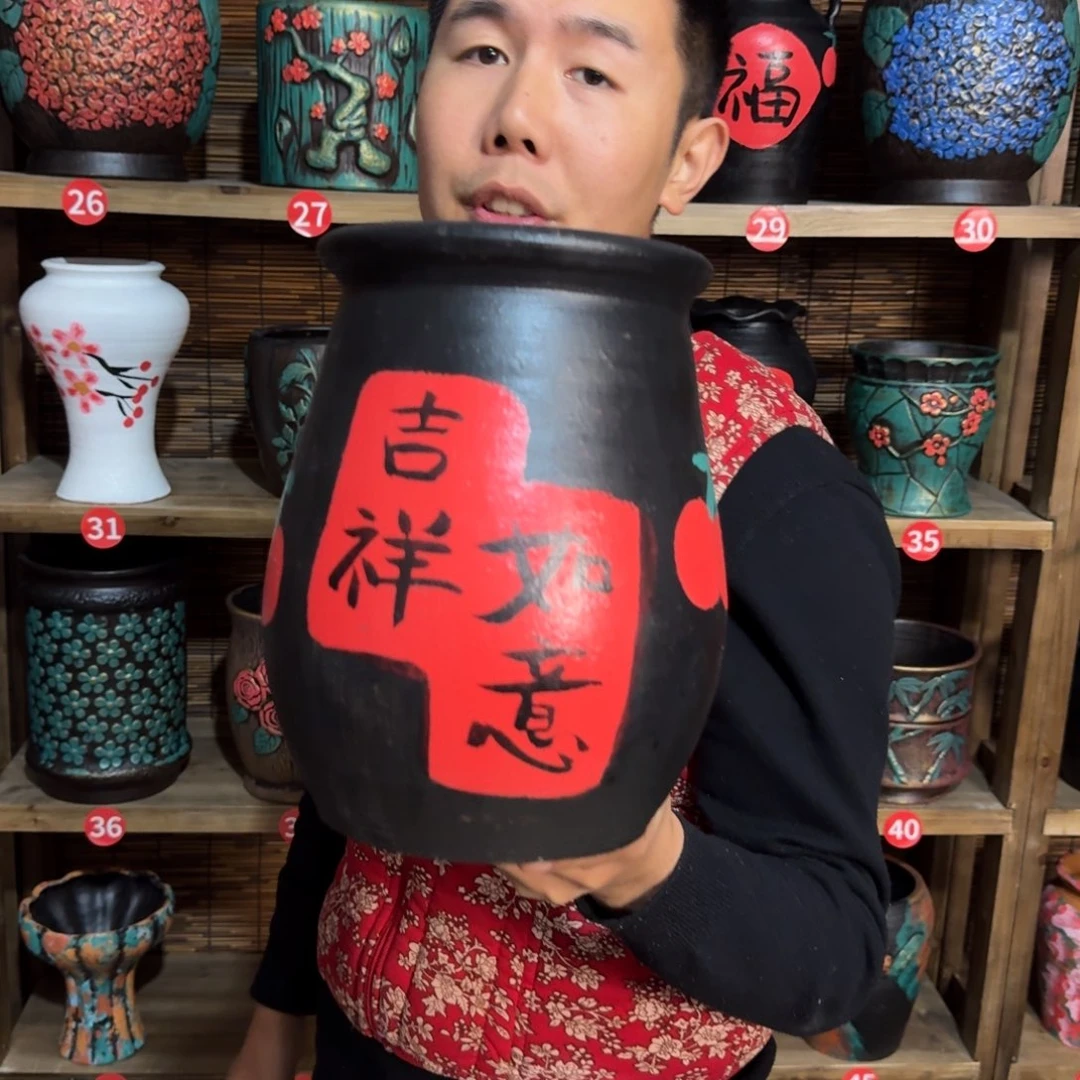 带孔高端浮雕花盆炸炸炸