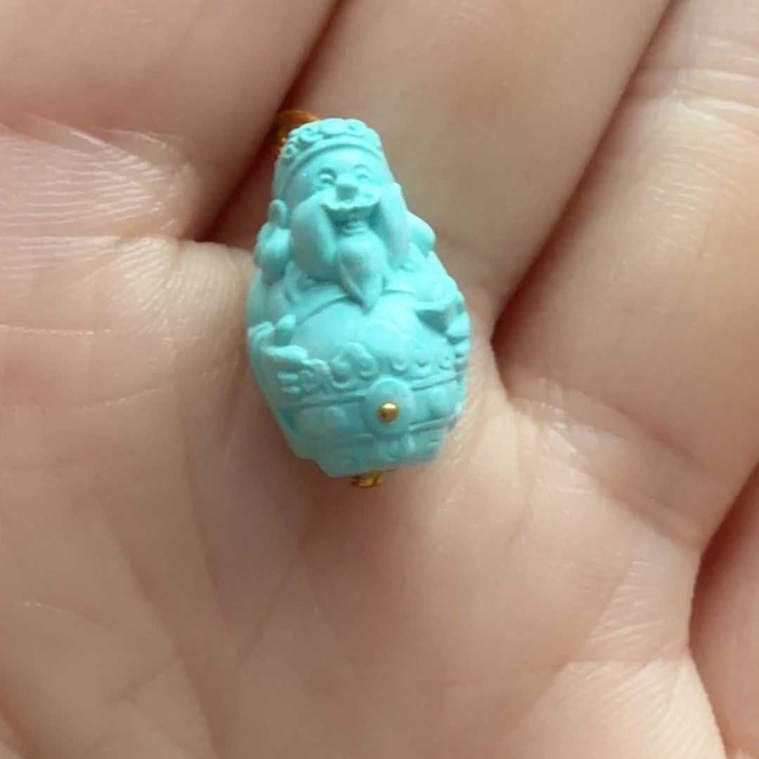 绿松石未镶嵌颈饰