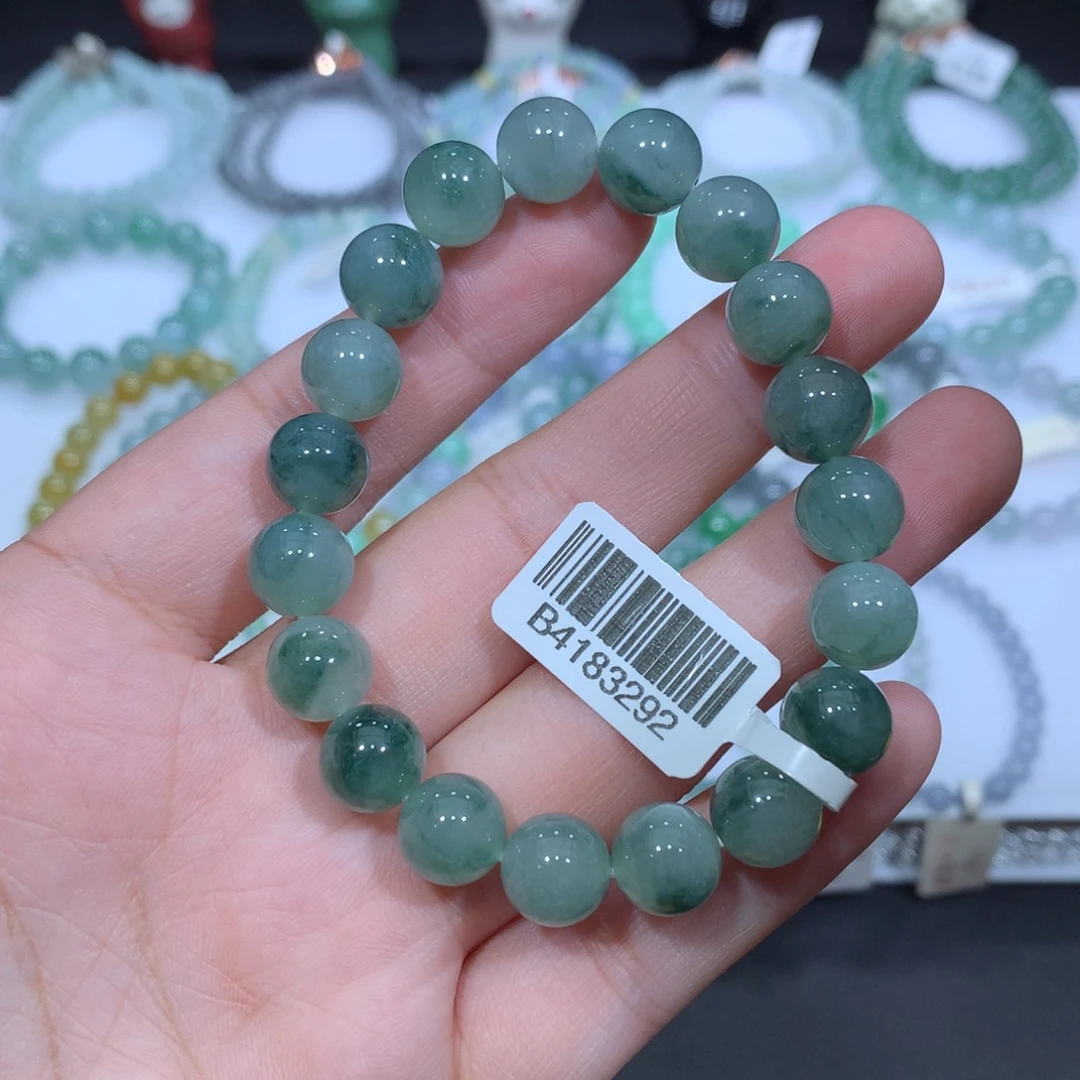未镶嵌手串翡翠天然