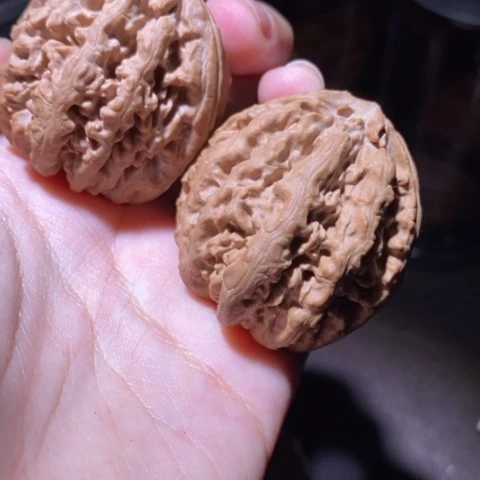 把件文玩核桃东北野生楸子小园 149