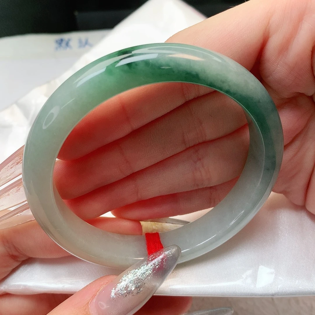 未镶嵌手镯翡翠正圈58