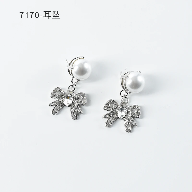 钛钢锆石耳饰 7170-高版精选设计感精致原版饰品