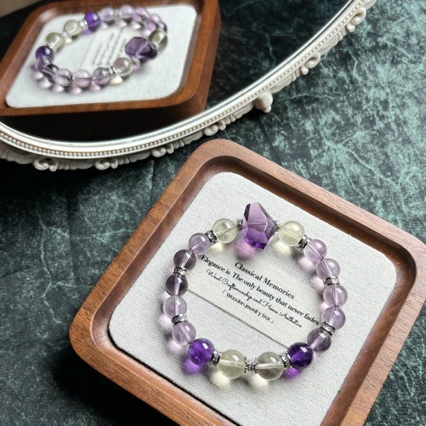 喜火·九紫离火年提运原创设计紫水晶卡9mm需要拍下3个链接