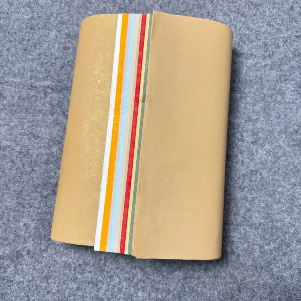 【29.5×97cm】50张加厚十色蜡染鎏金宣纸半生熟毛笔书法作品专用纸