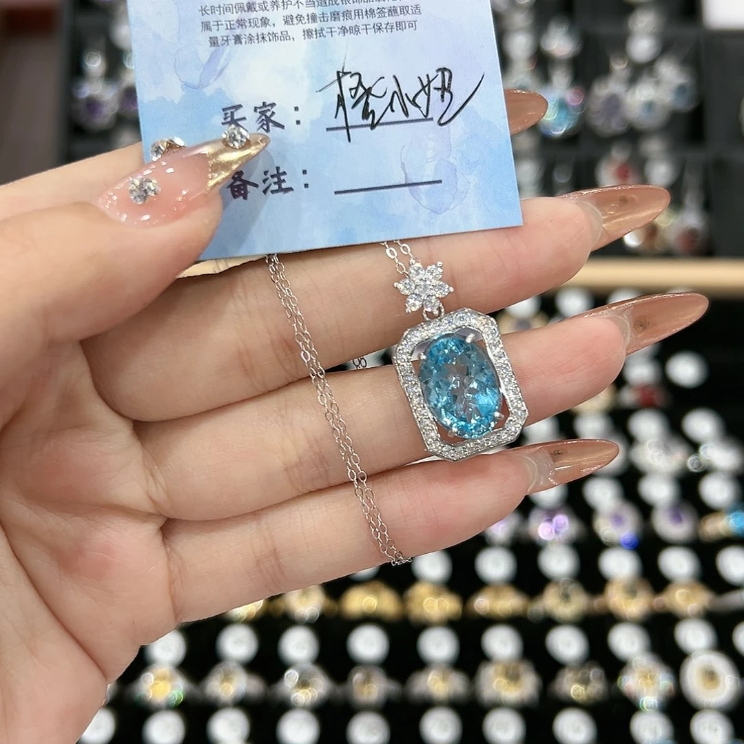 黄晶戒指银S925镶嵌戒指