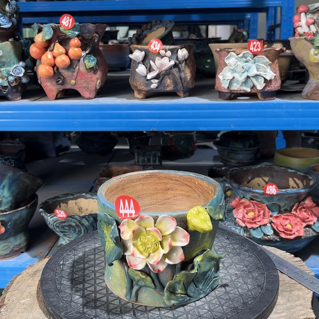 444 号陶然花器手工花盆