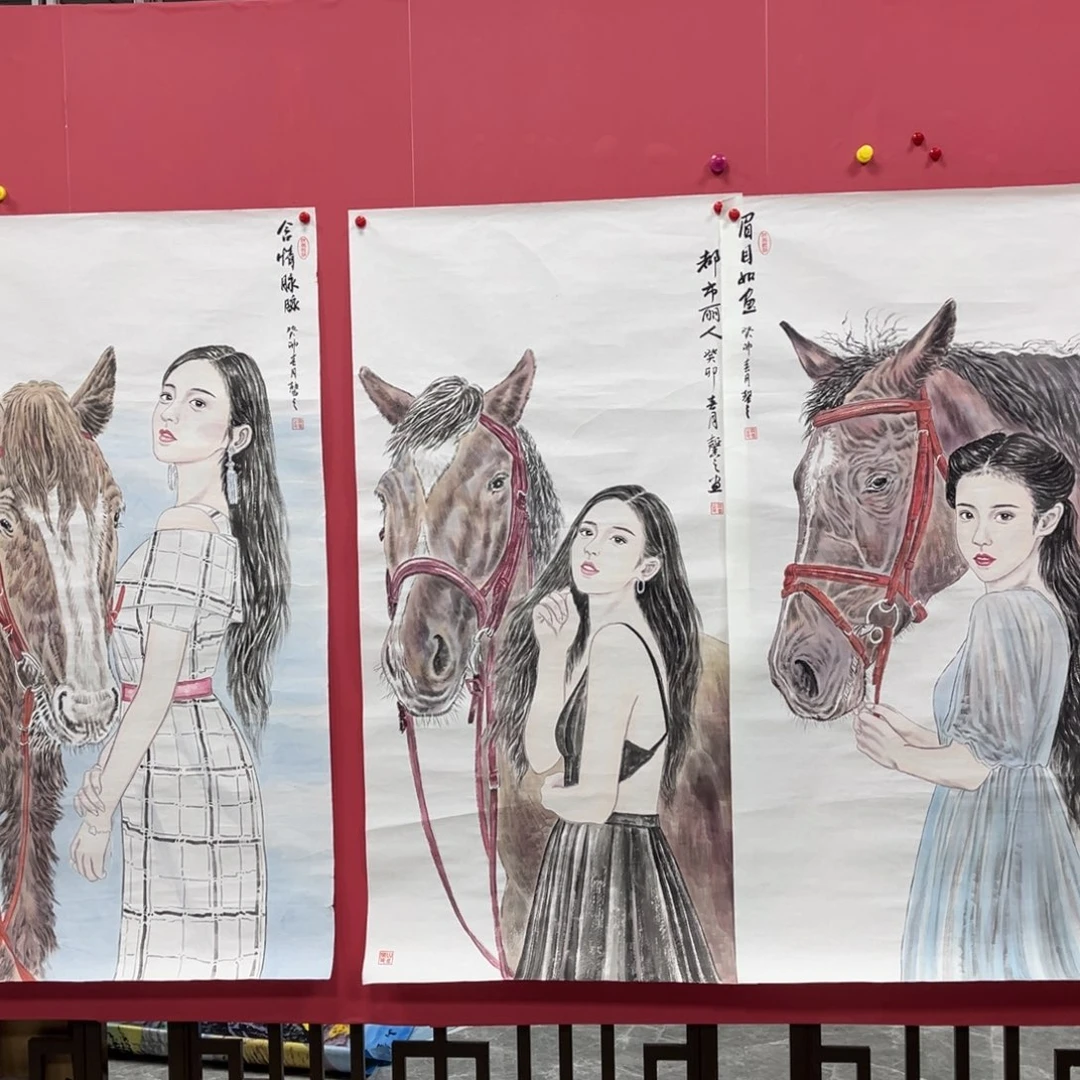 国画国画作品集一个由