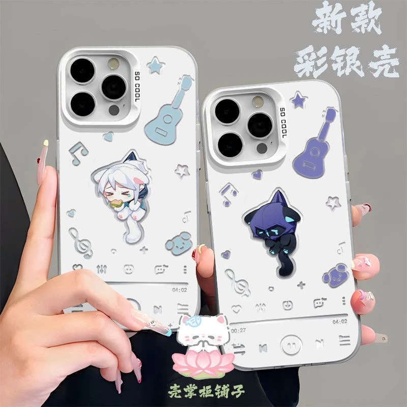 无畏契约幽影暮蝶捷风彩银手机壳苹果vivooppo华为荣耀红米