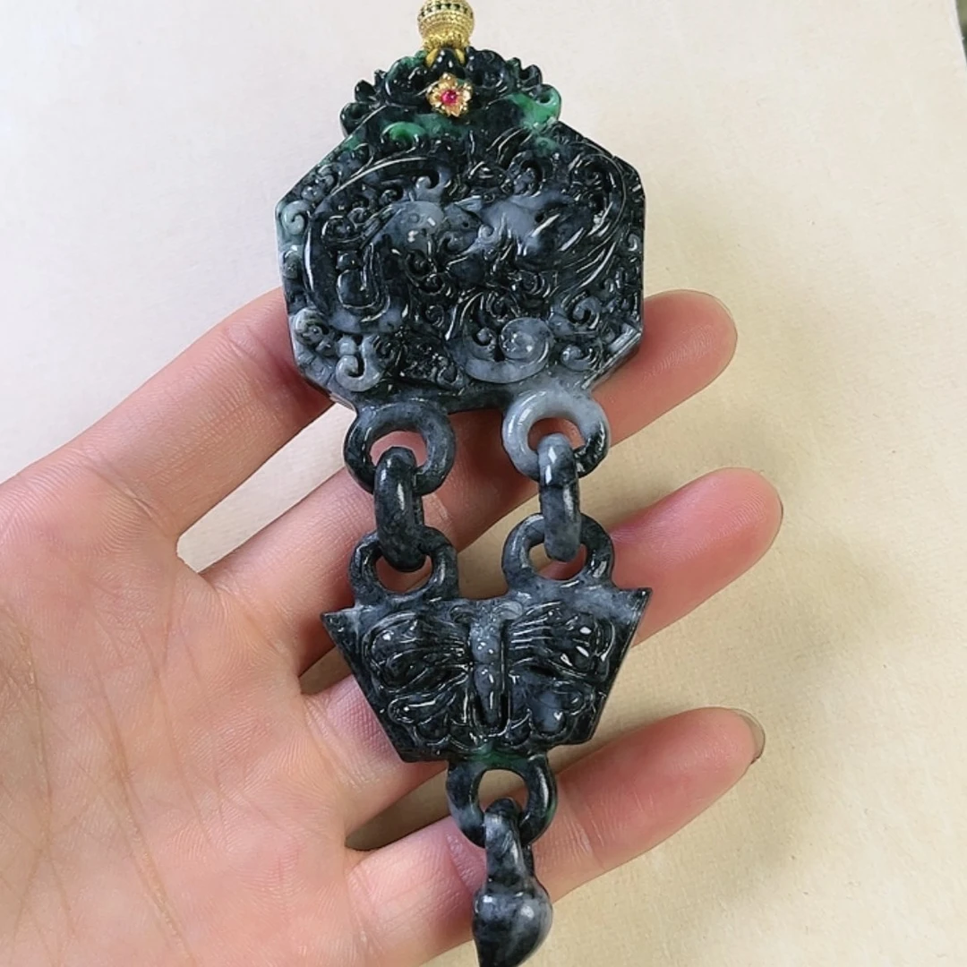 【闪购商品】翡翠颈饰未镶嵌挂件