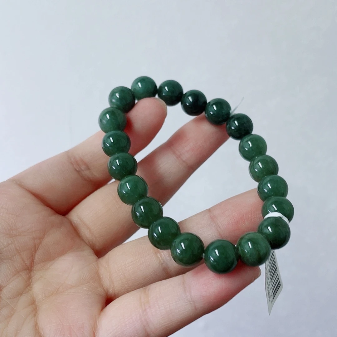 未镶嵌定制翡翠珠串