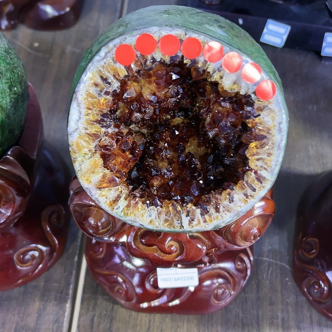 黄晶大型摆件（非配饰）未镶嵌