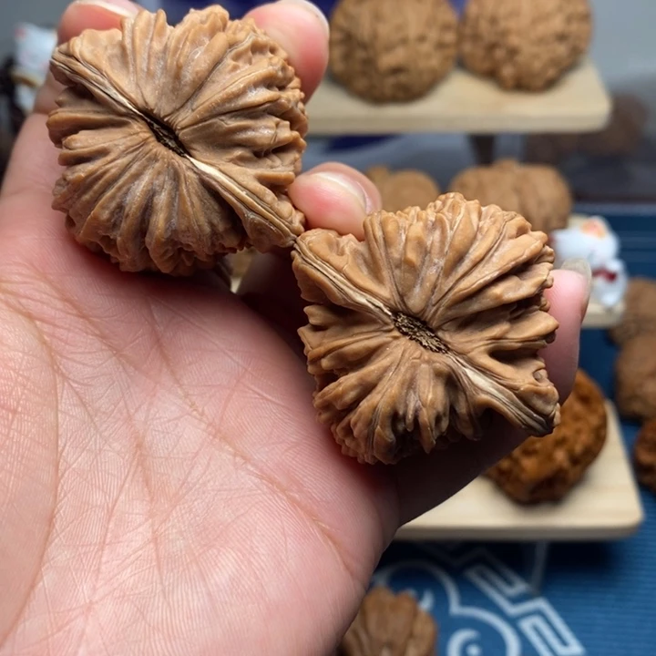 把件文玩核桃44+四座楼狮子头