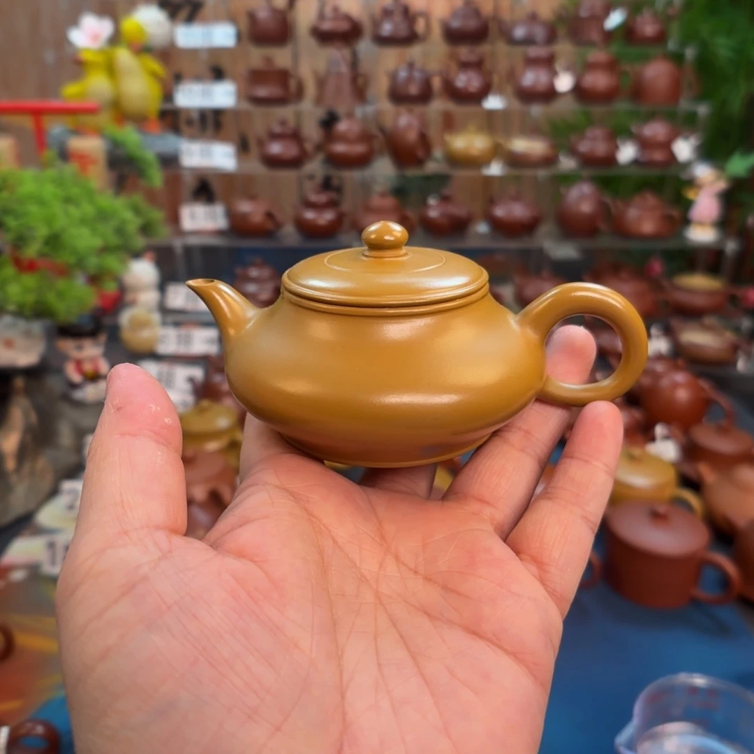 茶壶朱泥小*朱泥茶壶100c