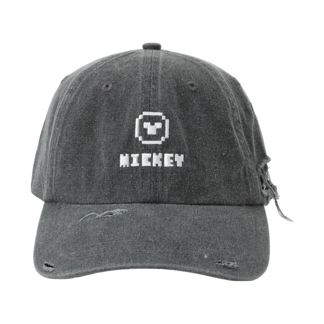 迪士尼水洗丹宁米奇系列休闲棒球帽(酷酷黑)