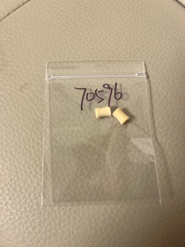 70596猛犸牙弟子珠线束一对配饰