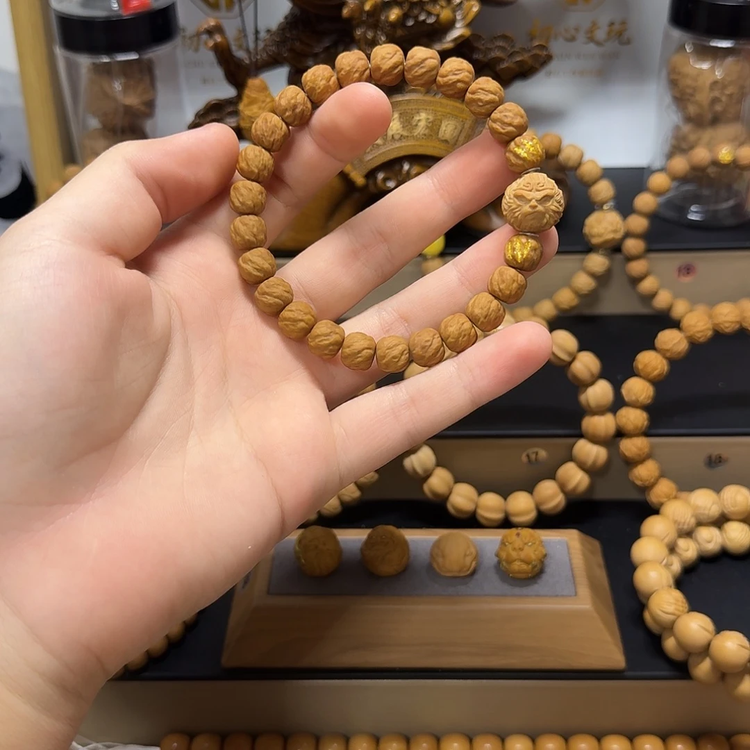 猴头核桃吊坠全品魔礼珠一套