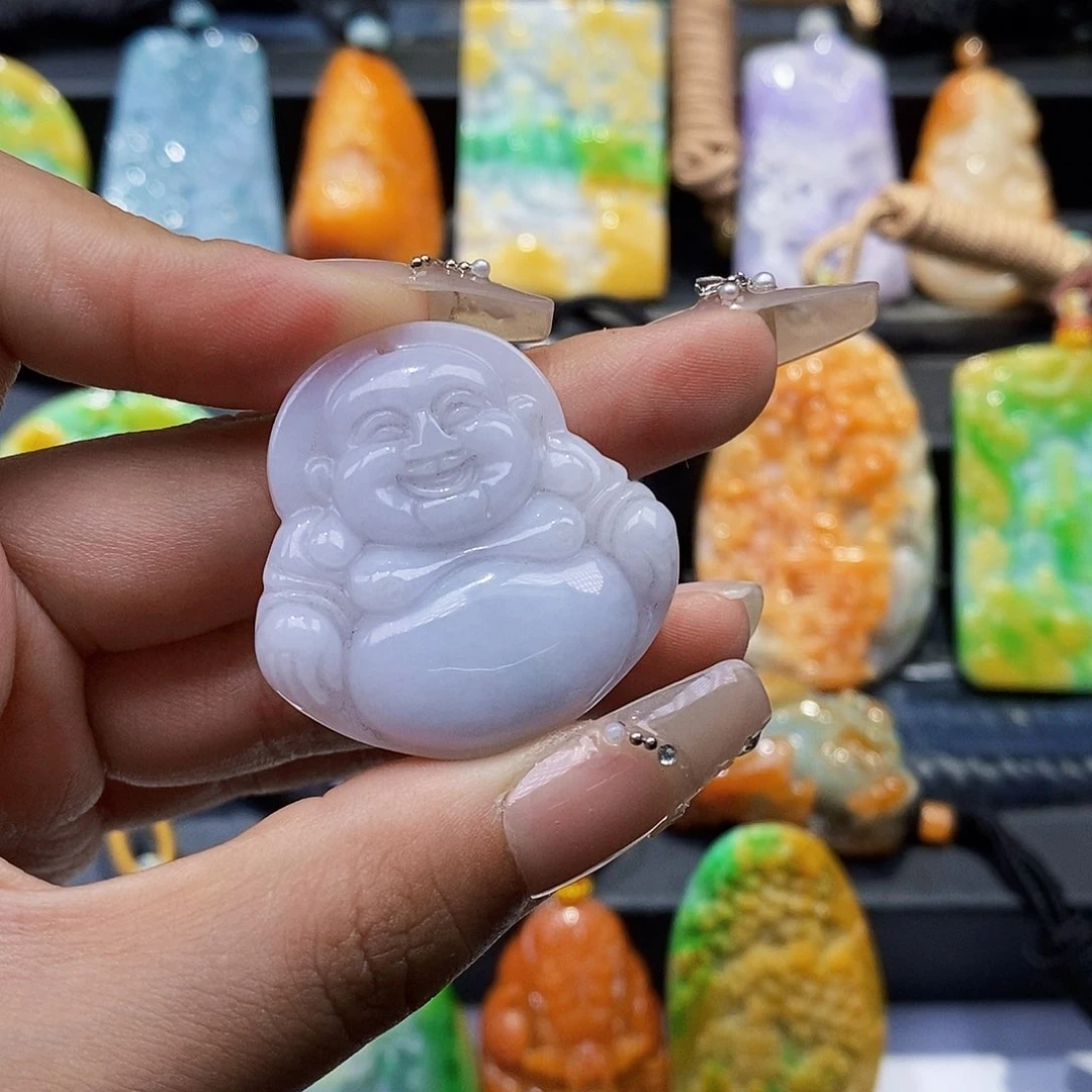 翡翠未镶嵌颈饰天然翡翠A货