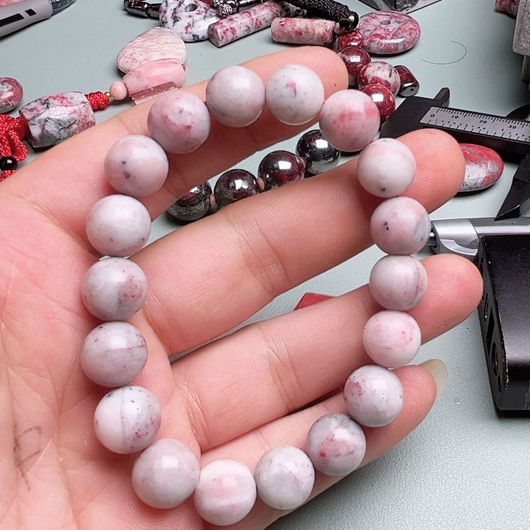 粗砂天然朱砂辰石吊坠