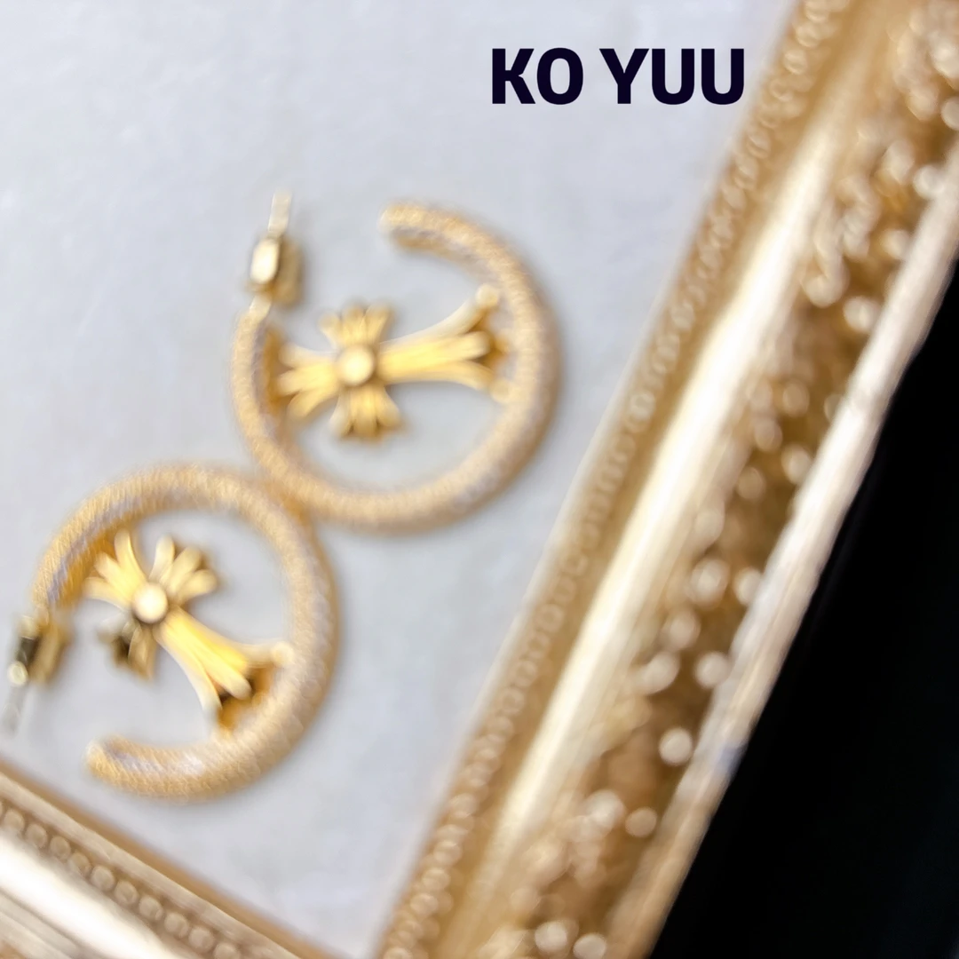 铜合金锆石耳饰 【雨桐高奢饰品】耳环CC00237#1