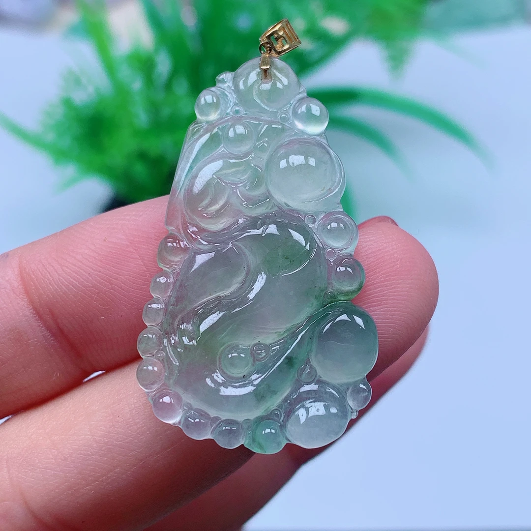 缅甸天然A货翡翠，编号180/329尺寸 38.2-22.7-3.8