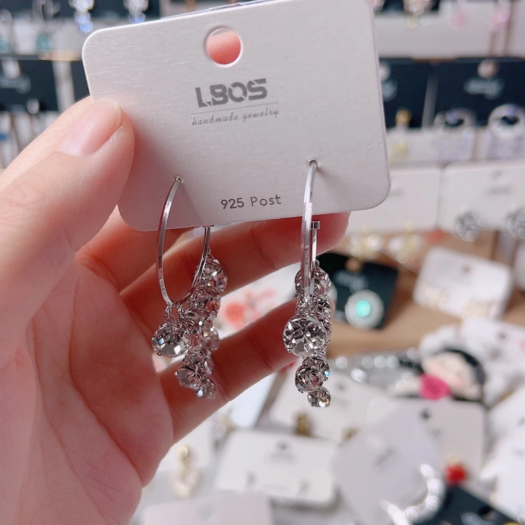 琉璃纯铜合金耳环的