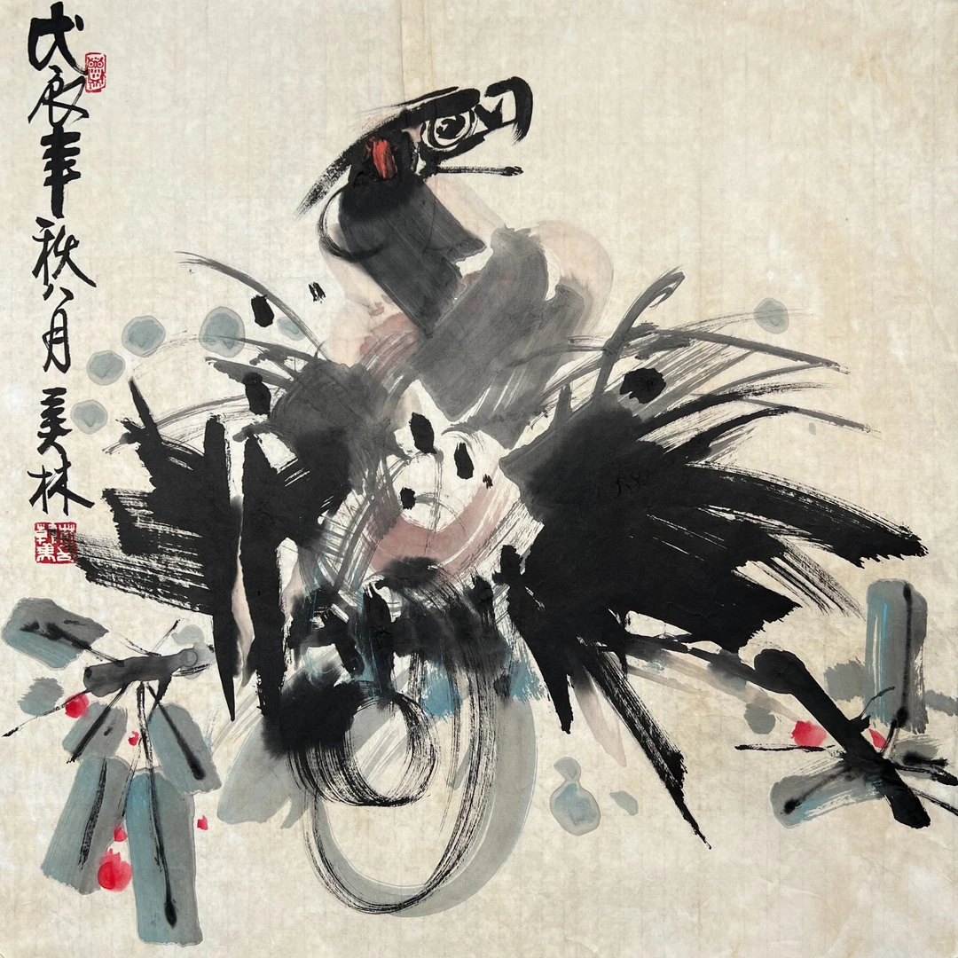 GR5208-韩美林绘画68x68cm/约4平尺