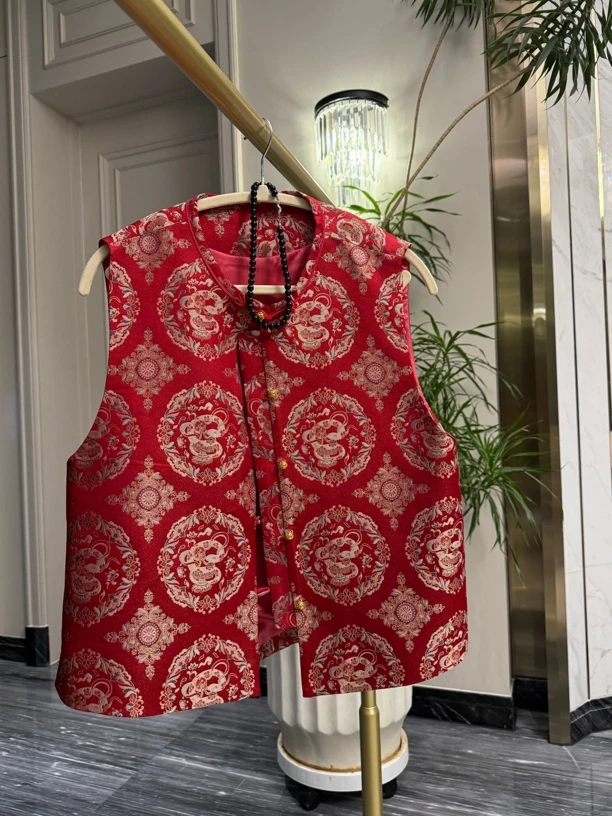 十二生肖蛇 宋锦马甲