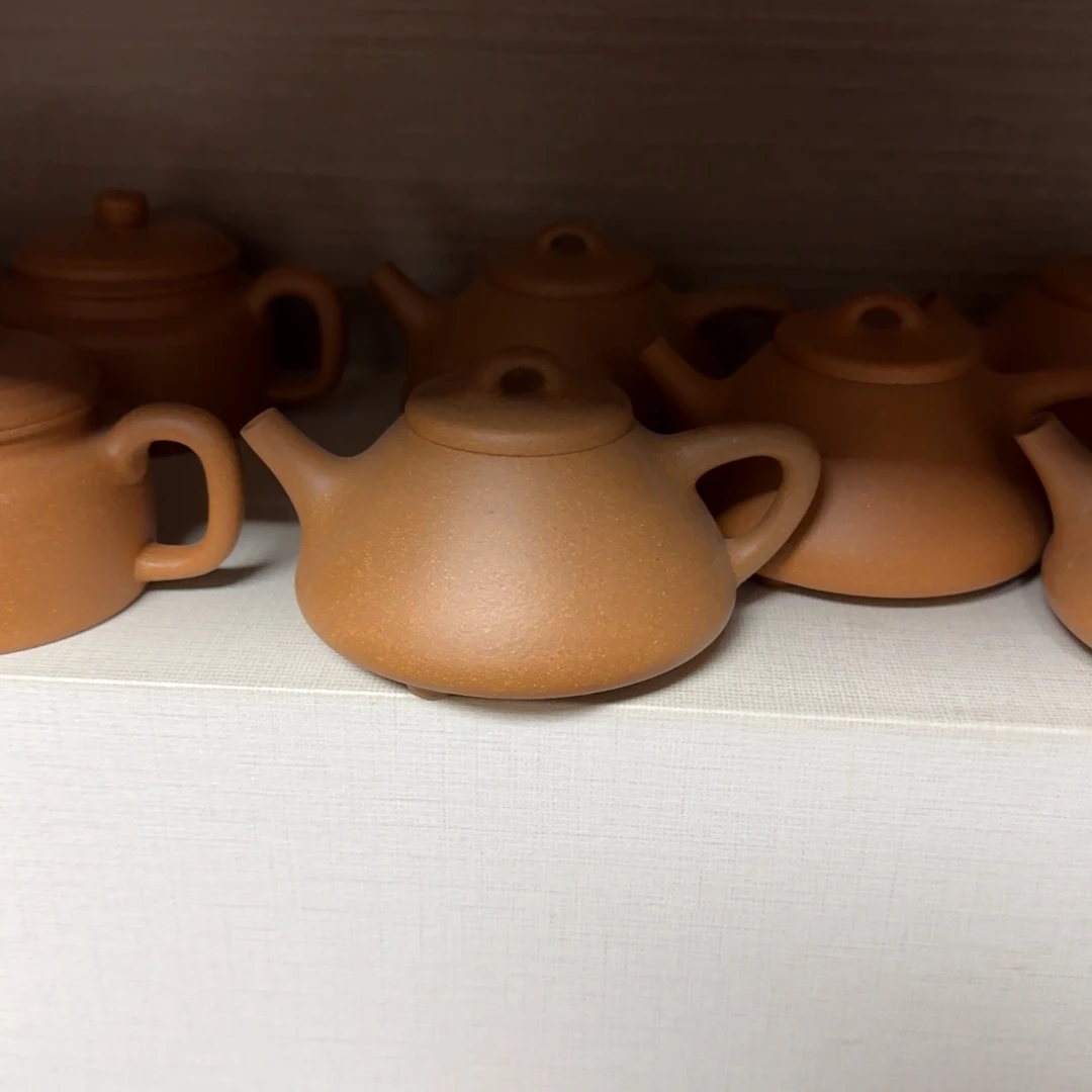 紫砂茶壶高温黄金段160cc