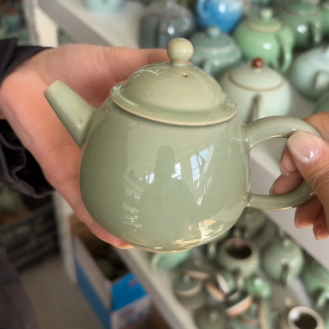 龙泉云间青瓷小米茶器