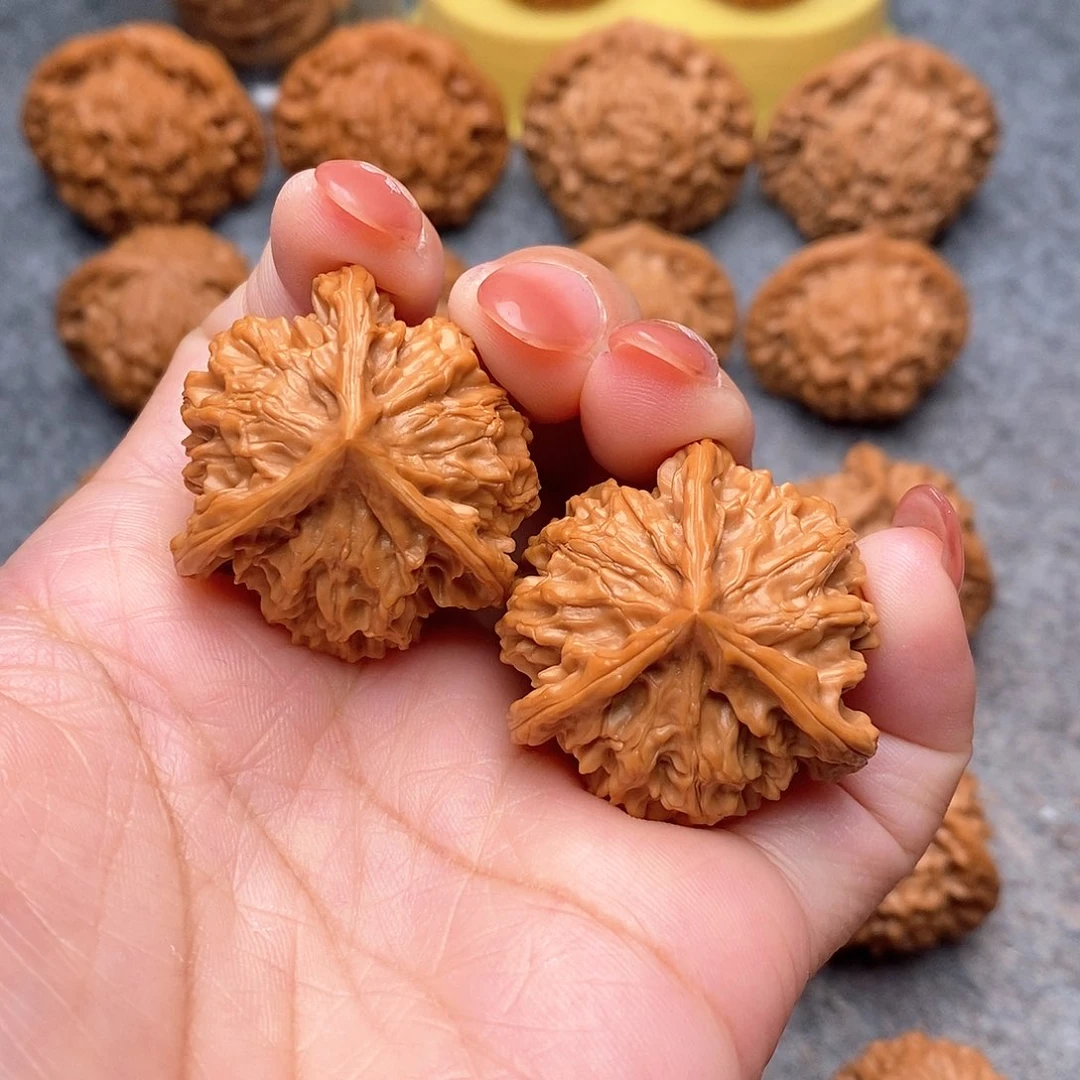 文玩核桃把件专****事精品盘山三棱35全品