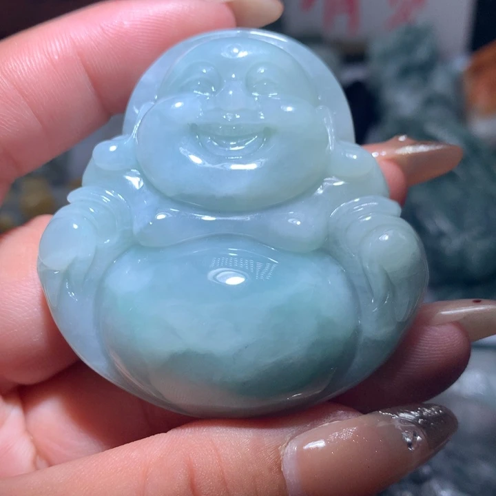 翡翠未镶嵌颈饰保真天然A货翡翠