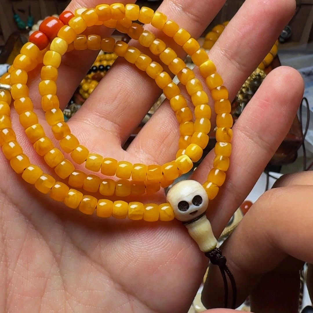 玻璃颈饰藏传琉璃小元素