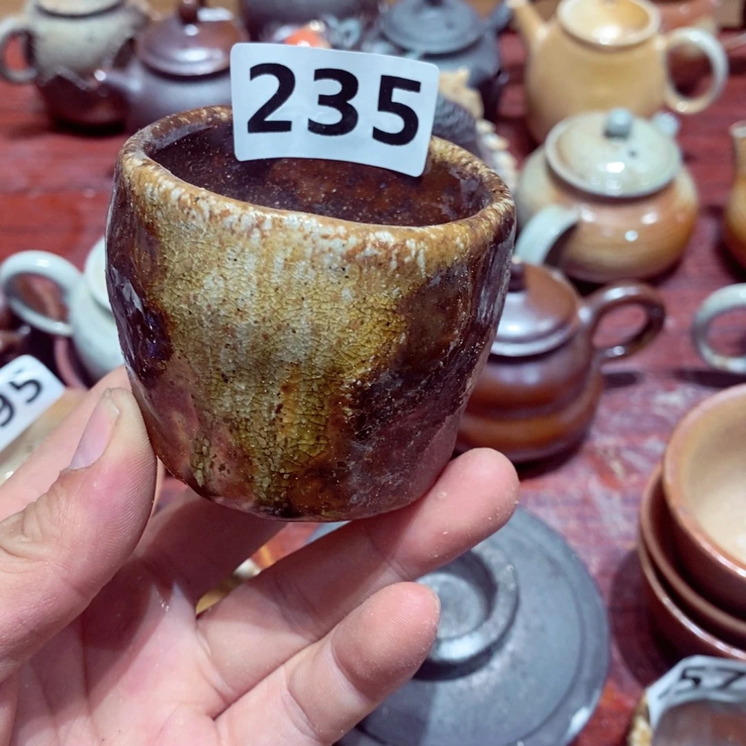 柴烧茶具陶瓷柴烧