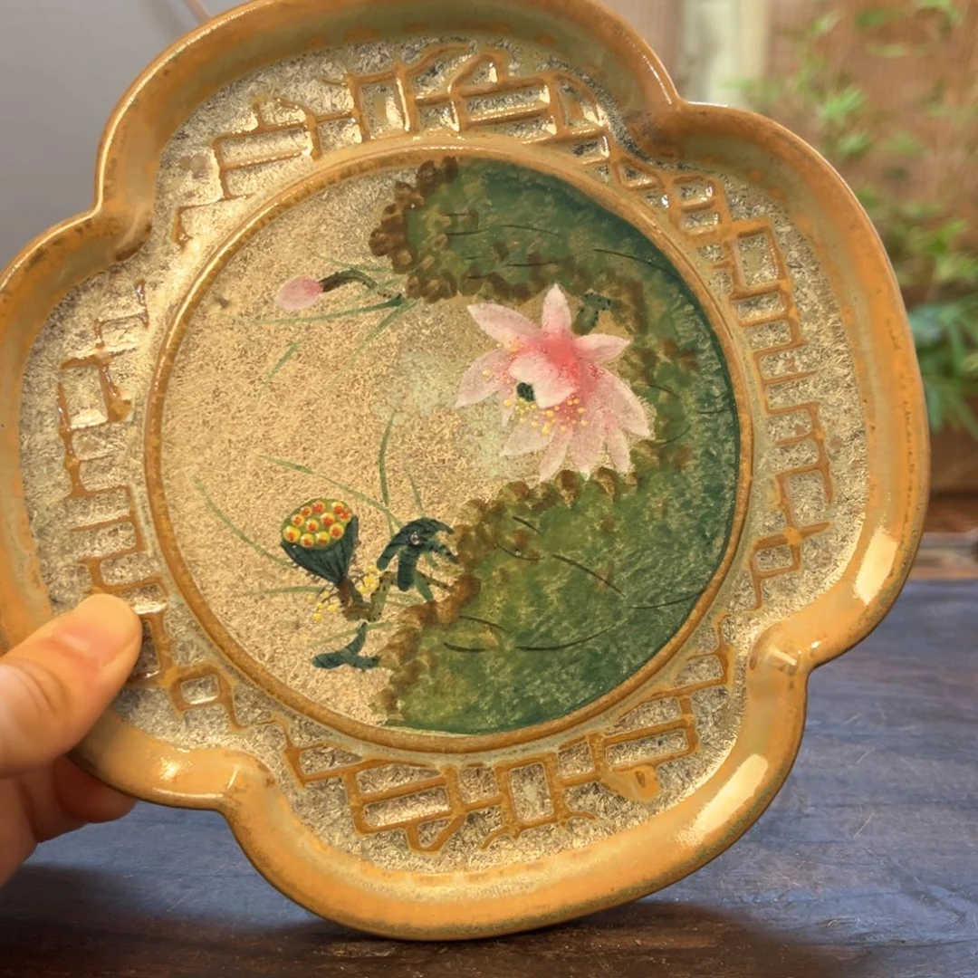 杯景德镇柴烧手绘陶瓷