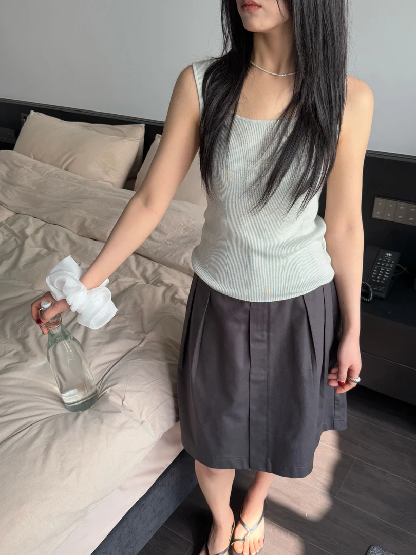 Pada嘻&uni【挚爱极简风】韩版极简针织吊带108HiFortune女孩