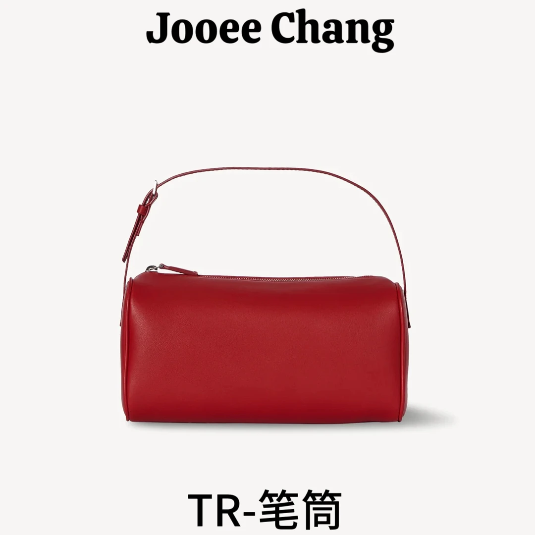 Jooee【90s 笔筒包】内外进口羊皮 全钢五金送长肩带 单肩斜跨包