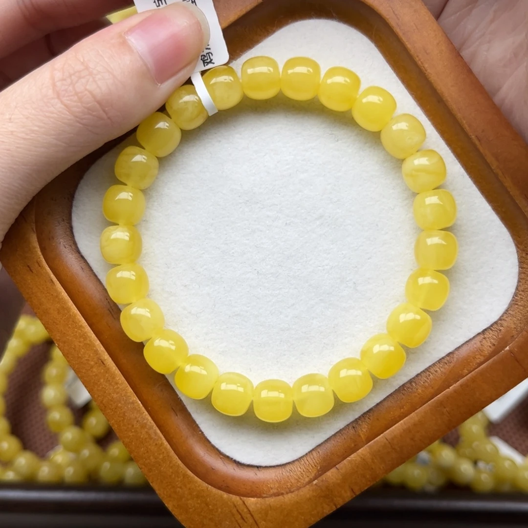 蜜蜡未镶嵌珠宝奇石8.6mm