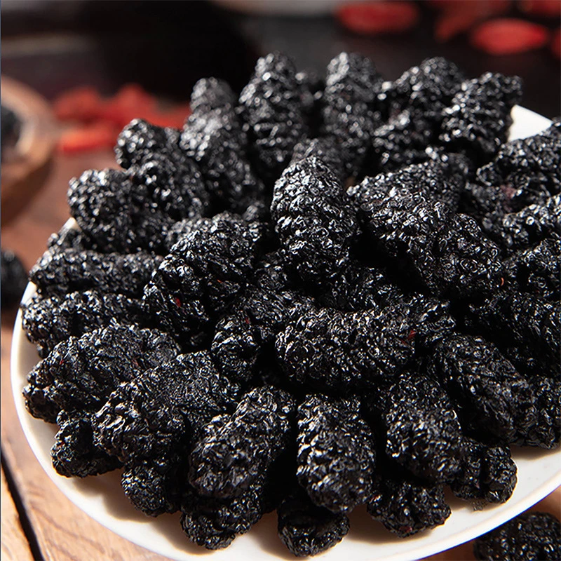 【大粒】新疆野生特级桑葚干黑桑葚黑桑椹干免洗无沙果干泡 水即食
