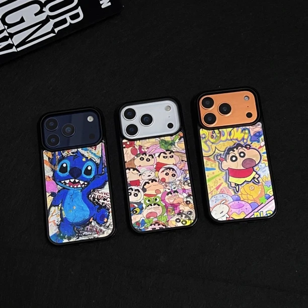 卡通3D角度变图磁吸适用iphone17promax磨砂卡通苹果16/17p手机壳