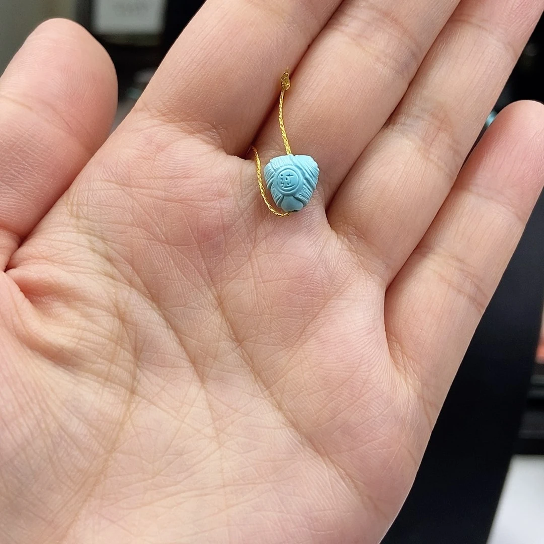 未镶嵌绿松石珠宝奇石