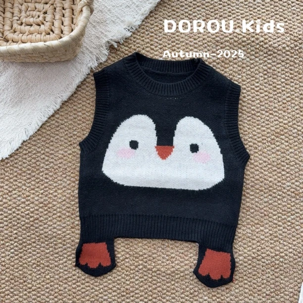 哦乐·2025浅秋 O5365 企鹅马甲