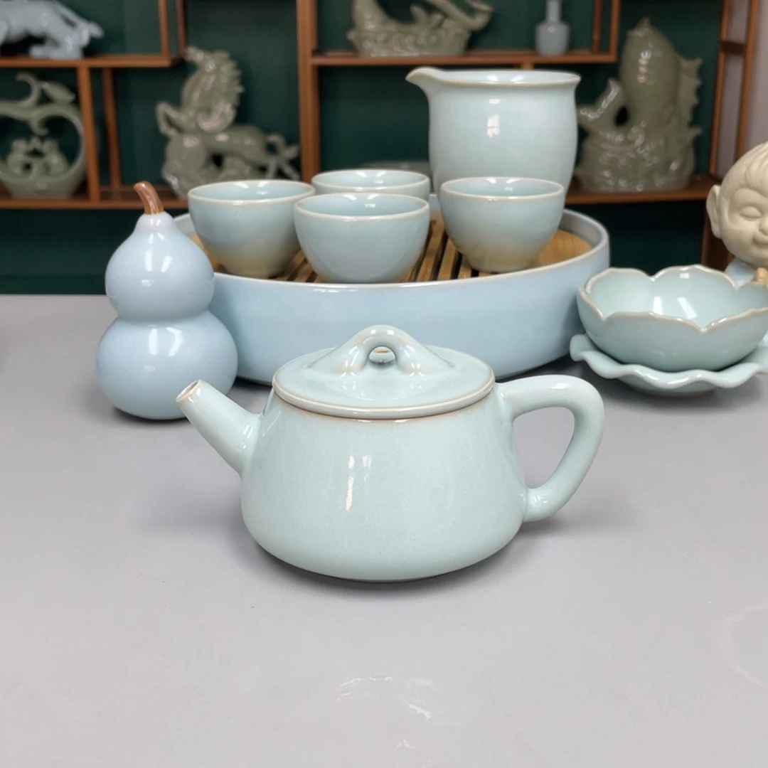 瓷赵琳老师石瓢壶带礼盒